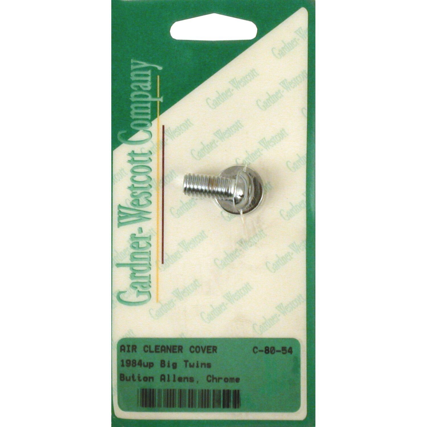 Gardner-Westcott, air cleaner cover mount bolt