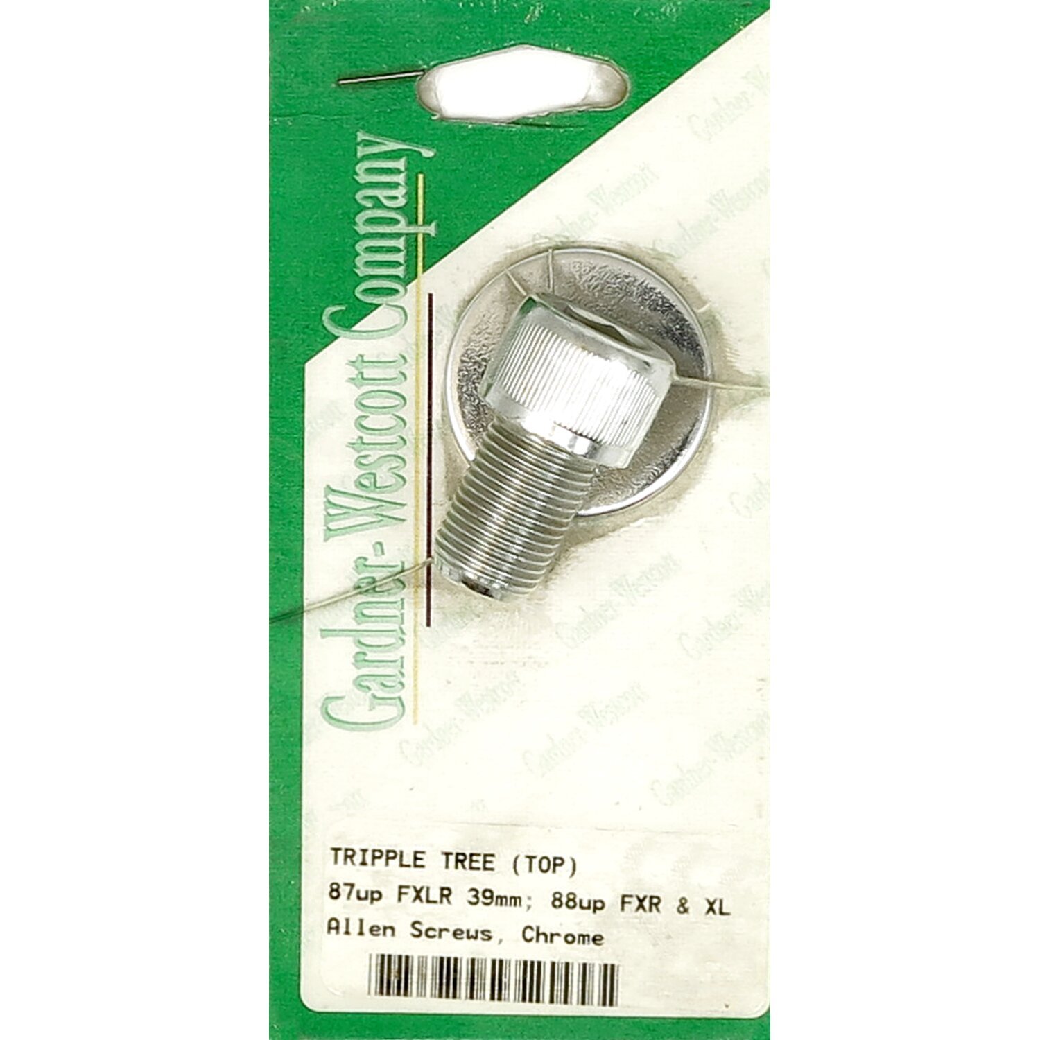GW, XL Dyna 88-up Fork stem bolt kit, Chrome