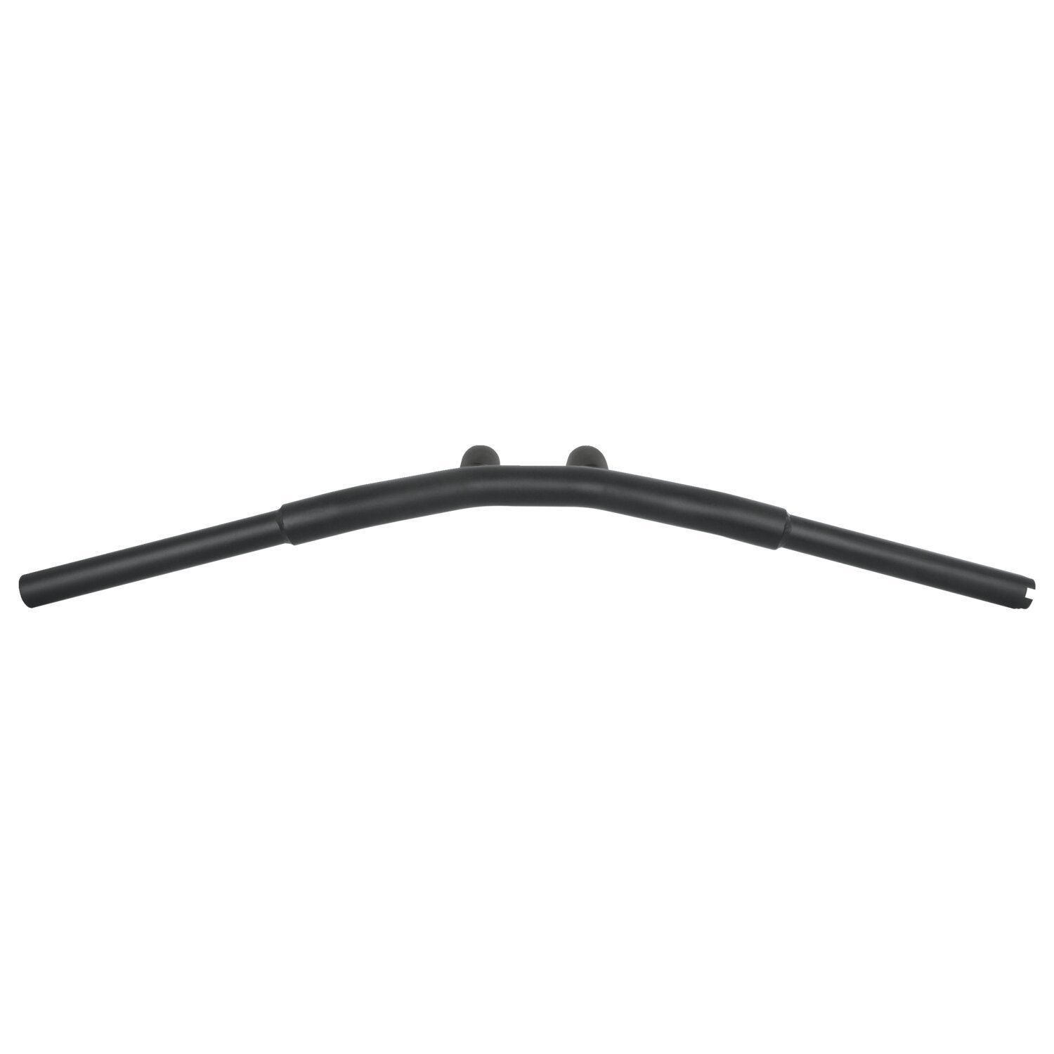 Burly, Dominator raked 1-1/4" T-bar 10" rise, Black, matte