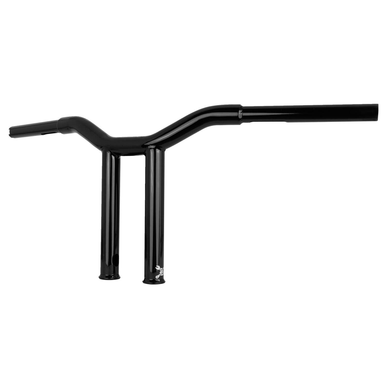 Burly, Dominator straight 1-1/4" T-bar 10" rise, Black
