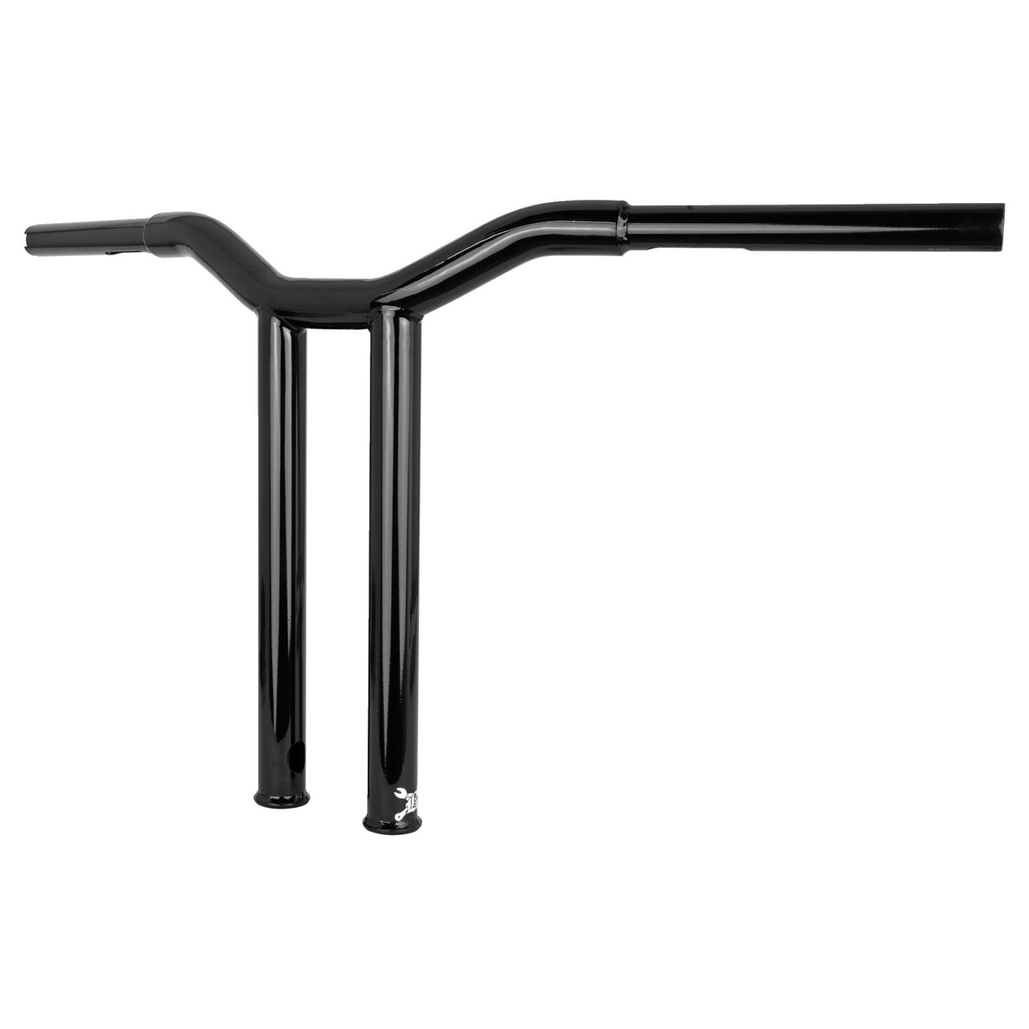 Burly, Dominator straight 1-1/4" T-bar 14" rise, Black