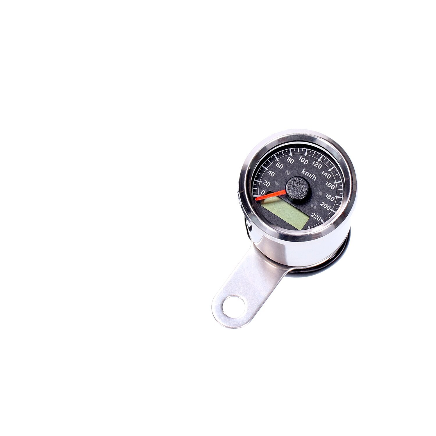Stoker, electronic speedometer 48mm. Chrome, black face