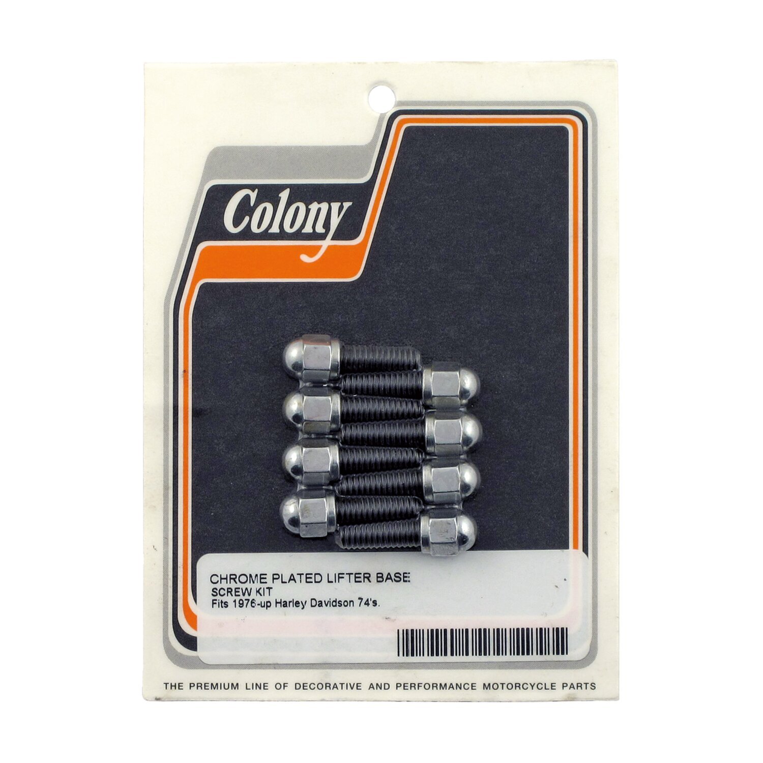 Colony, tappet block mount kit. Acorn, Chrome
