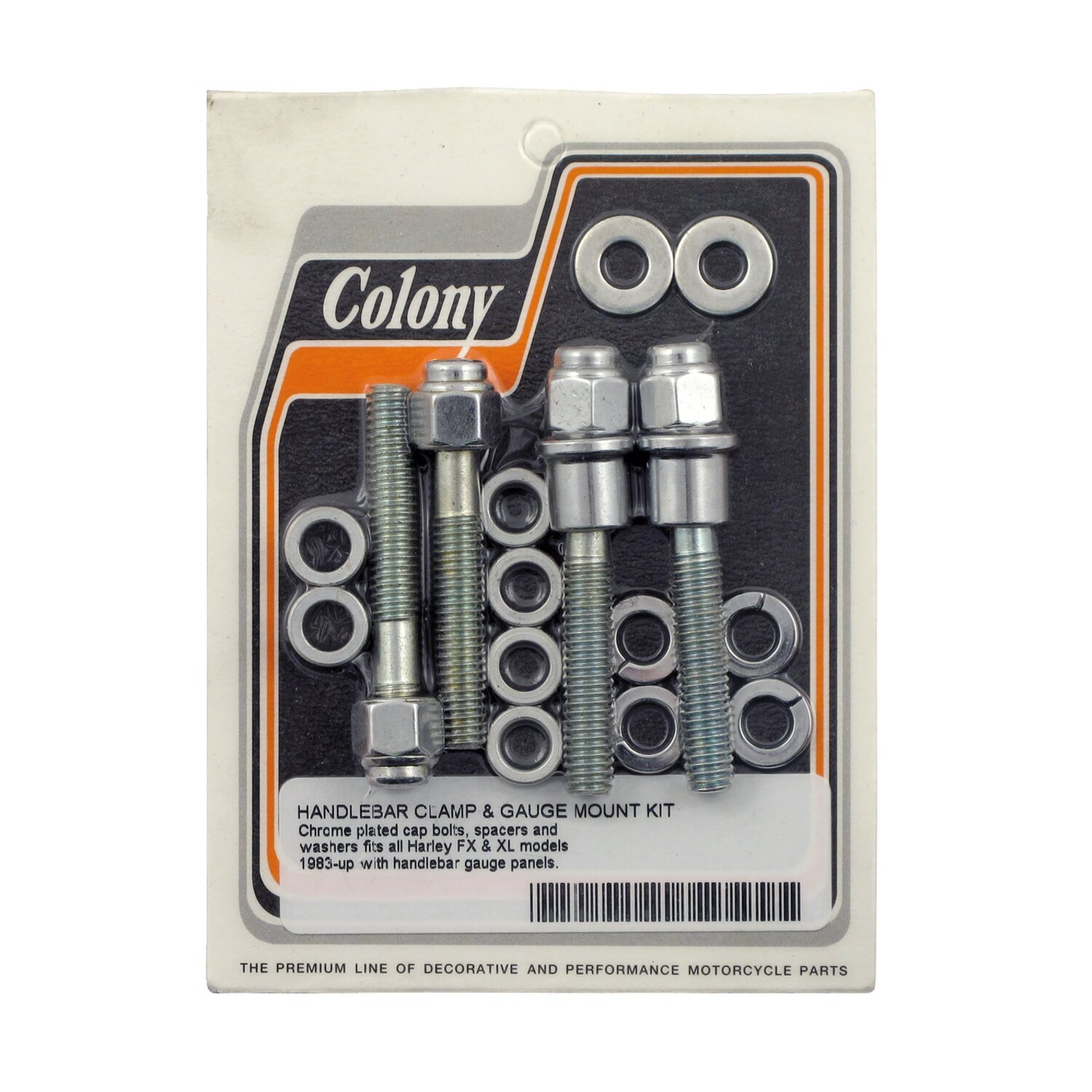Colony, handlebar clamp & gauge mount kit. Cap