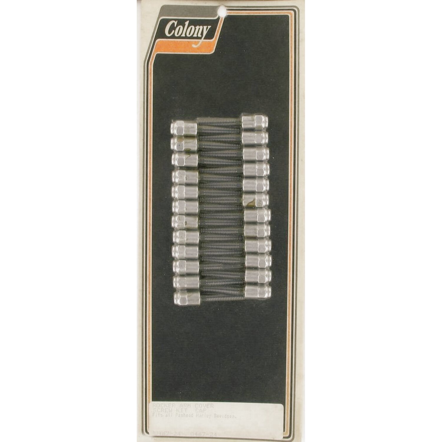 Colony rocker cover screw kit, Polished