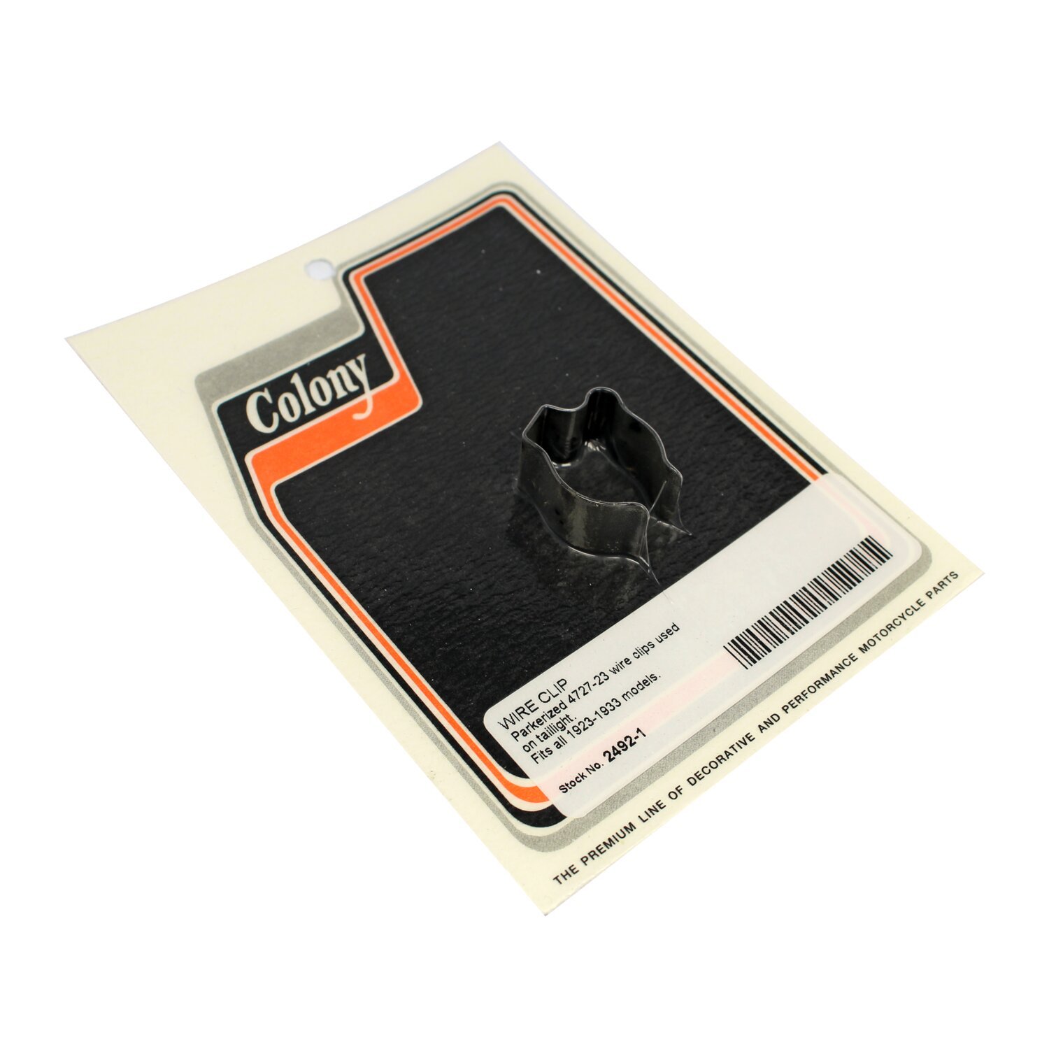 Colony, wire clip taillight