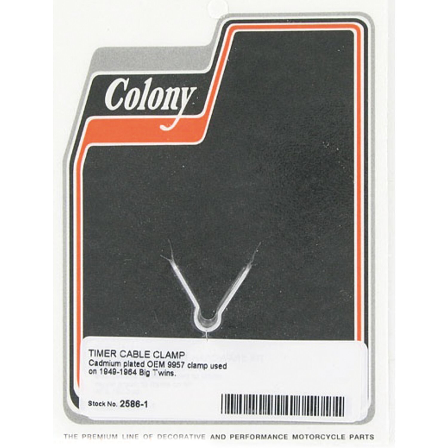 Colony, wire clip. Timer cable, Polished