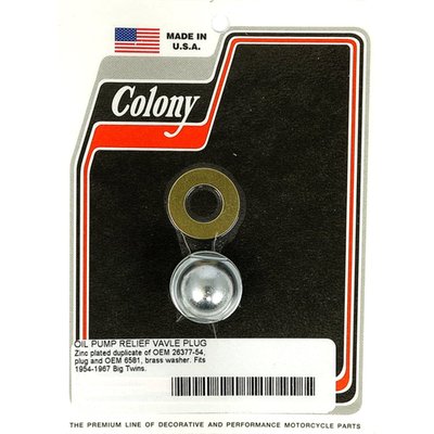 Zinc, OEM reproduction bypass valve, incl. washer