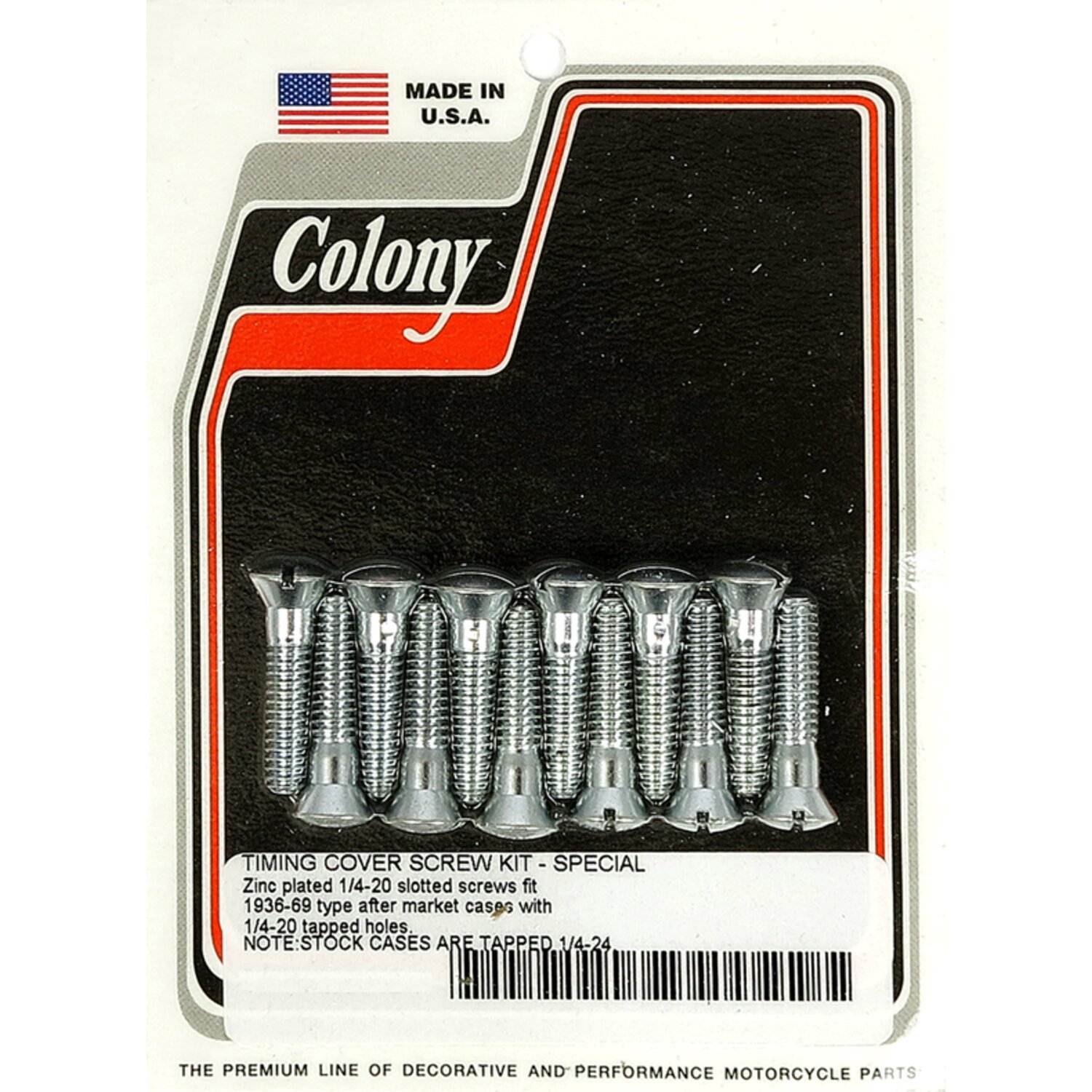 Colony cam cover mount kit, OEM style. Zinc