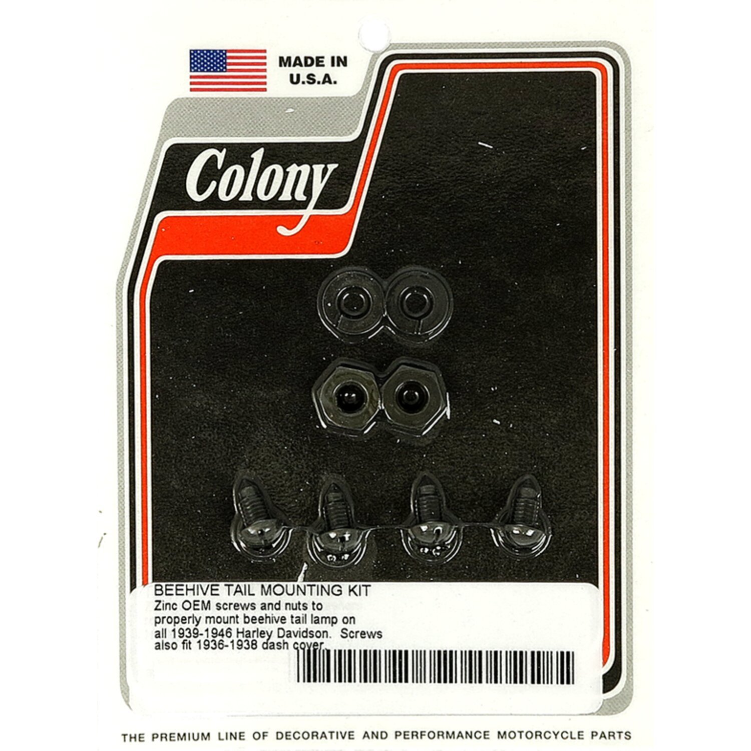 Colony, Beehive taillight mount kit, Raw