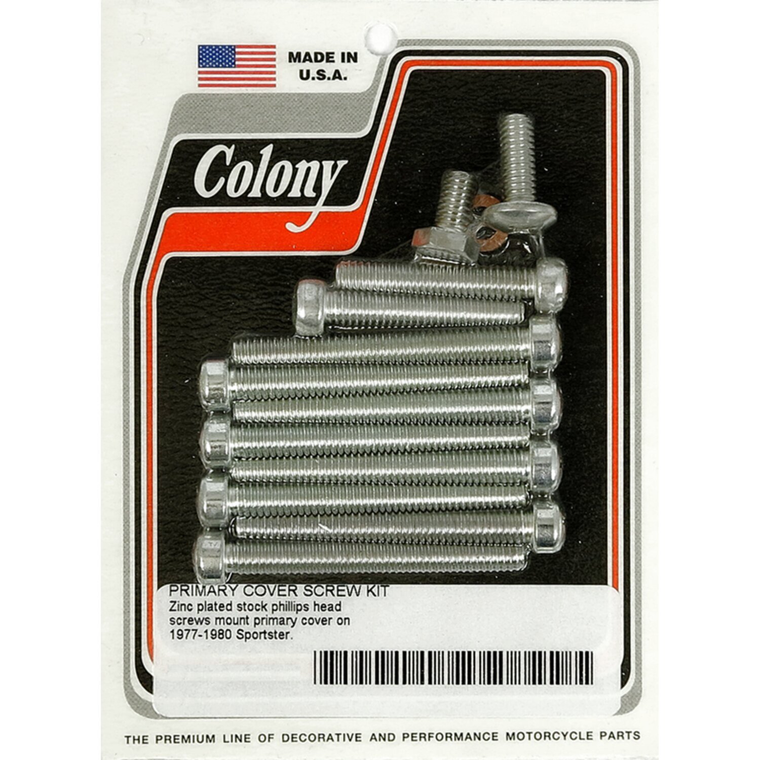Colony primary mount kit phillips head, zinc, Satin