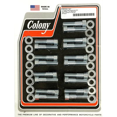 Zinc plated. OEM style reproduction. For models with cast iron heads.