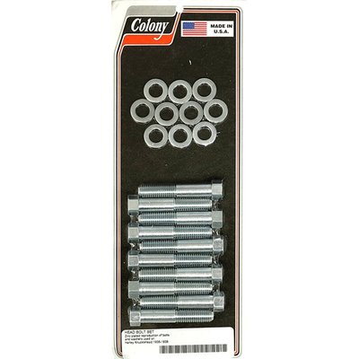 Zinc, OEM style, incl. washers