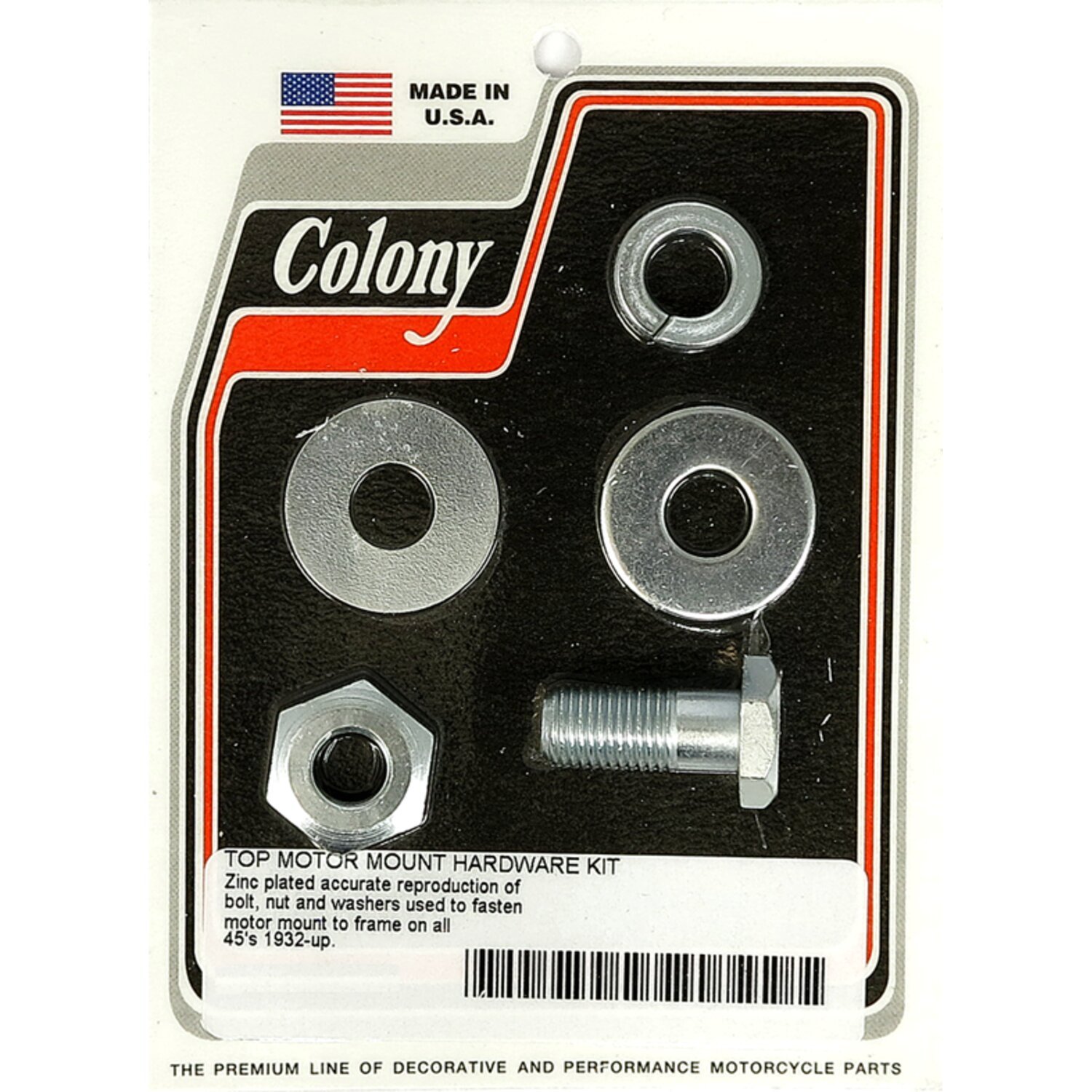 Colony upper motor mount kit