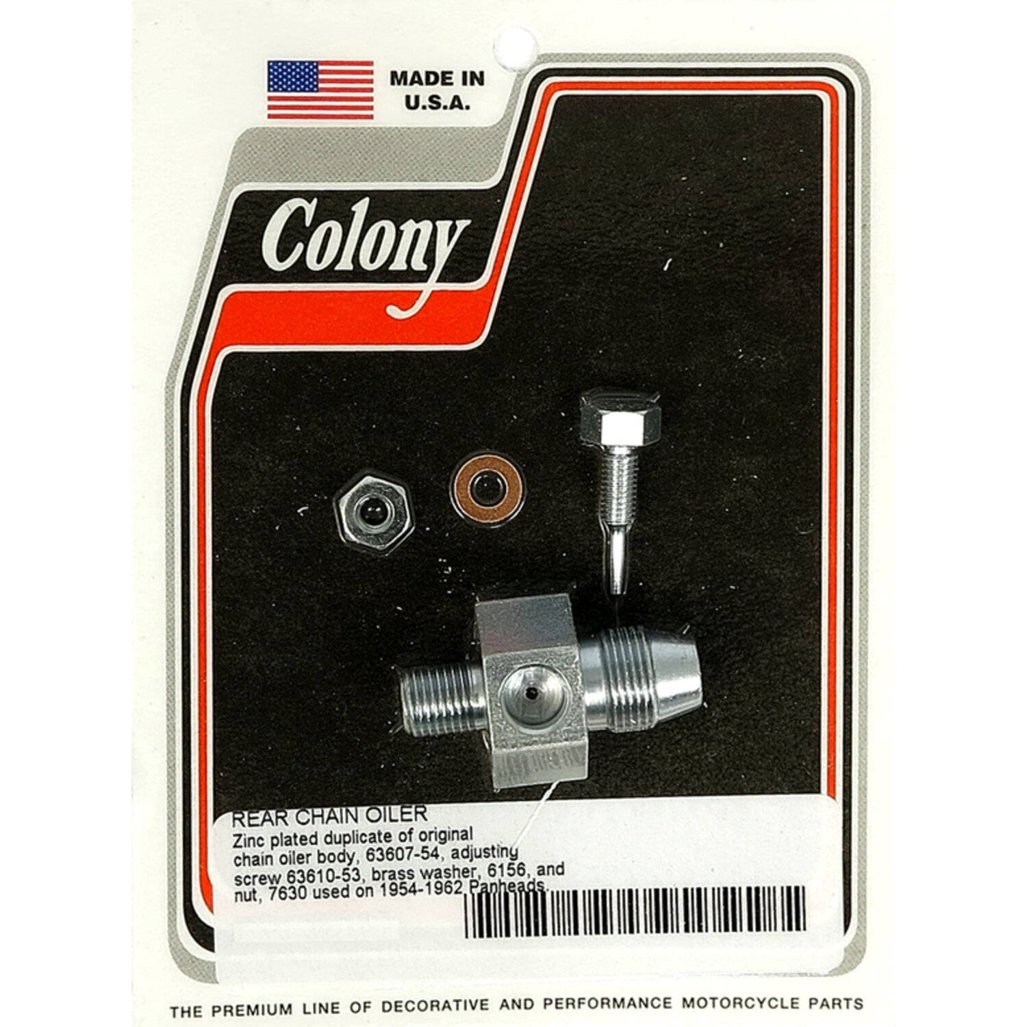 Colony, primary chain oiler kit