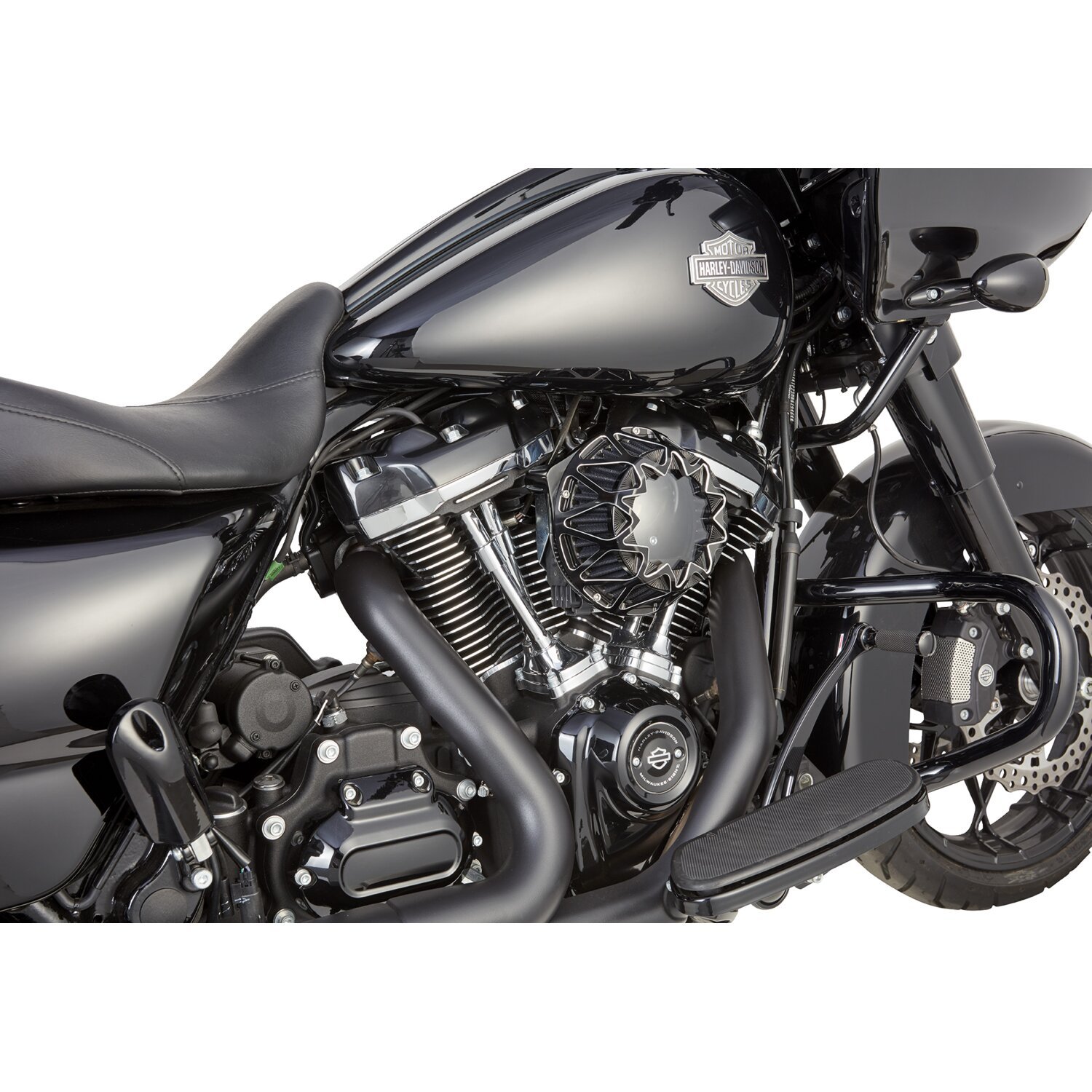 Arlen Ness, CrossFire air cleaner kit. Black CM, Contrast Cut
