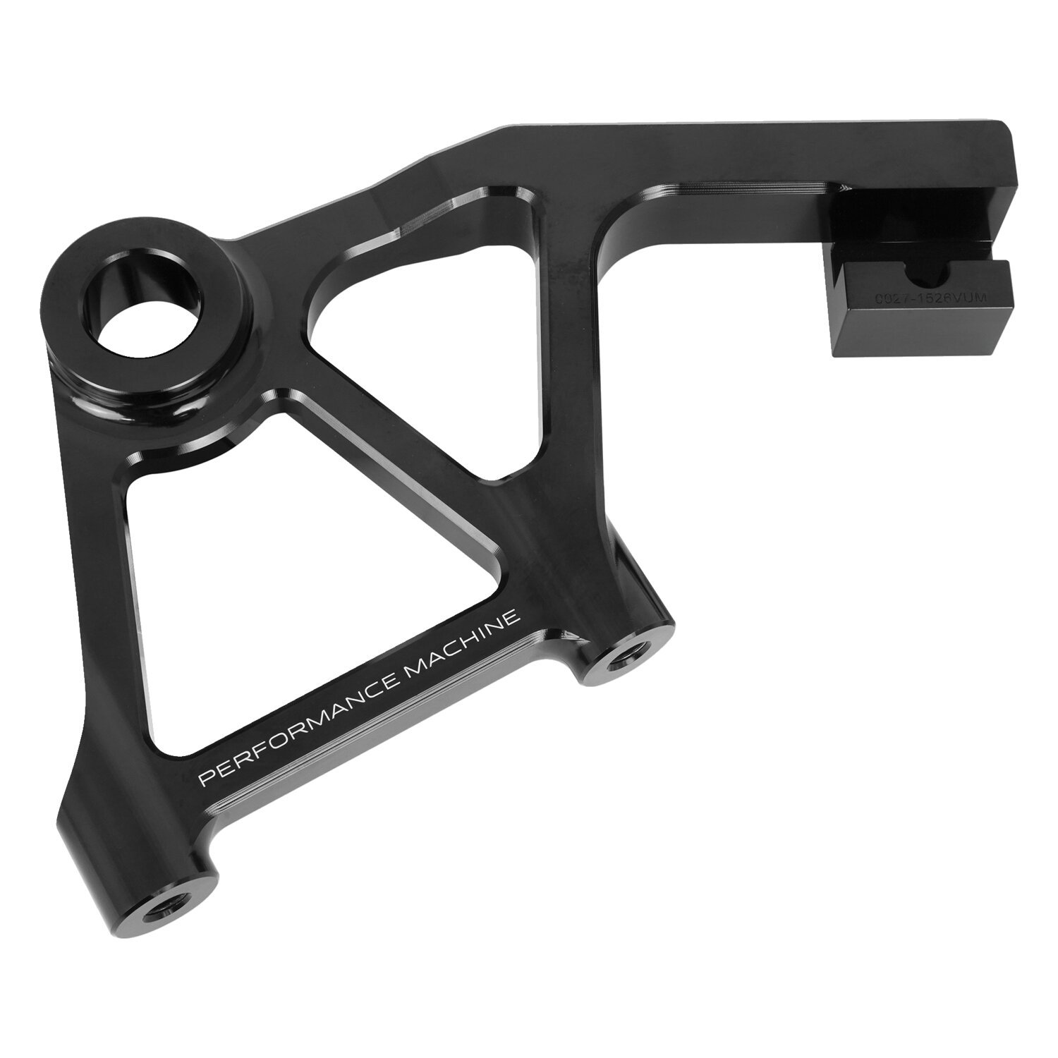 PM, rear radial caliper bracket assembly 300mm, Black, Matte