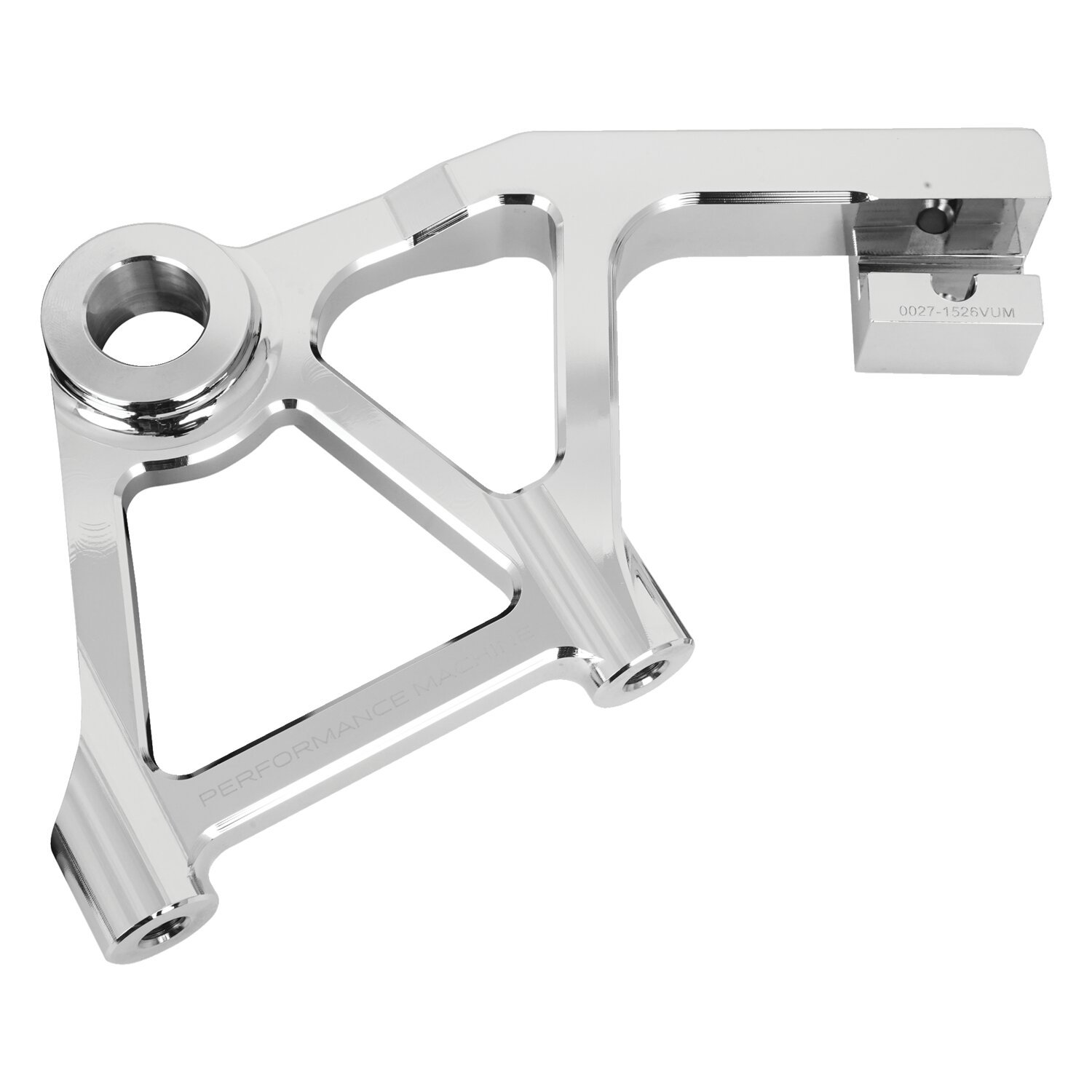 PM, rear radial caliper bracket assembly 300mm, Chrome