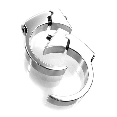 Polished aluminum. 
2-piece clamp kit for 22mm diameter handlebars. 
Used to mount the Motoscope Mini to the handlebars. 
No drilling required. 