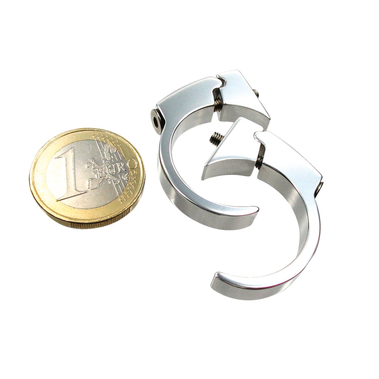 Motogadget, Motoscope Mini handlebar clip kit. 1, Polished