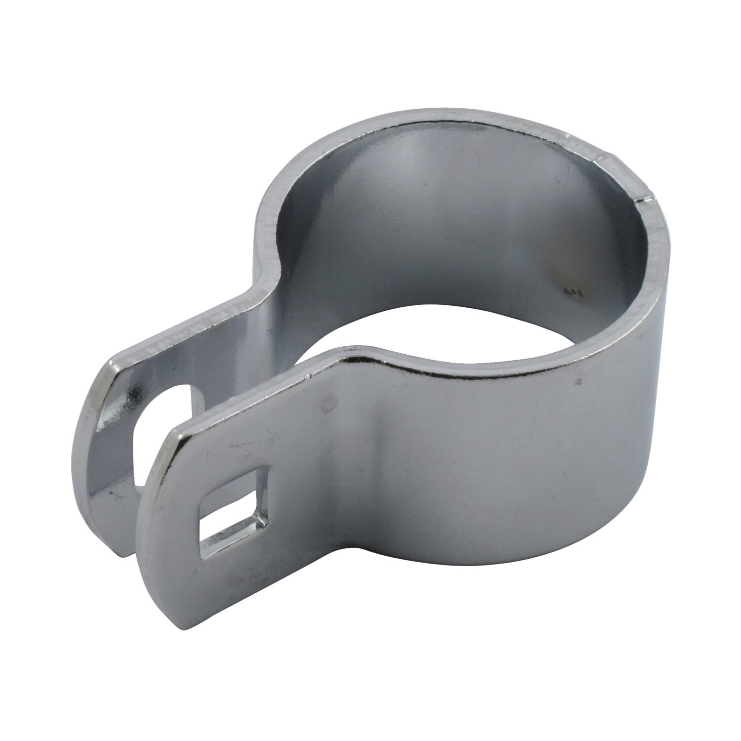 OEM style exhaust header bracket 1-3/4, Silver, Chrome