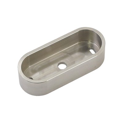 Stainless steel. 
Universal installation bracket for 'Motoscope Mini' digital speedometer / instrument gauge. 