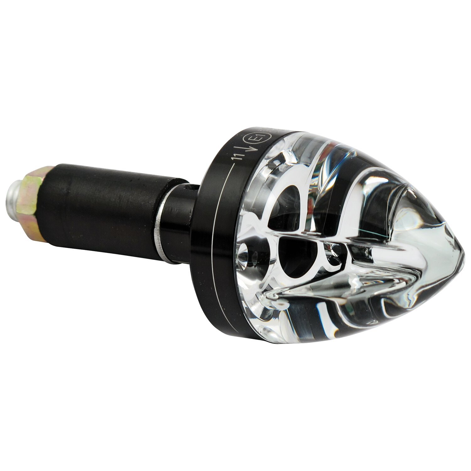 Motogadget, mo.blaze cone in-bar turn signals, Black