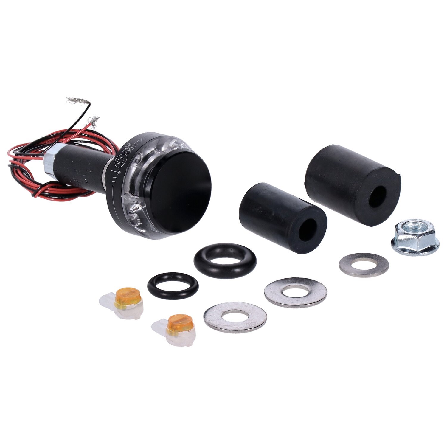 Motogadget, mo.Blaze Disc LED turn signal. Black, left, Matte