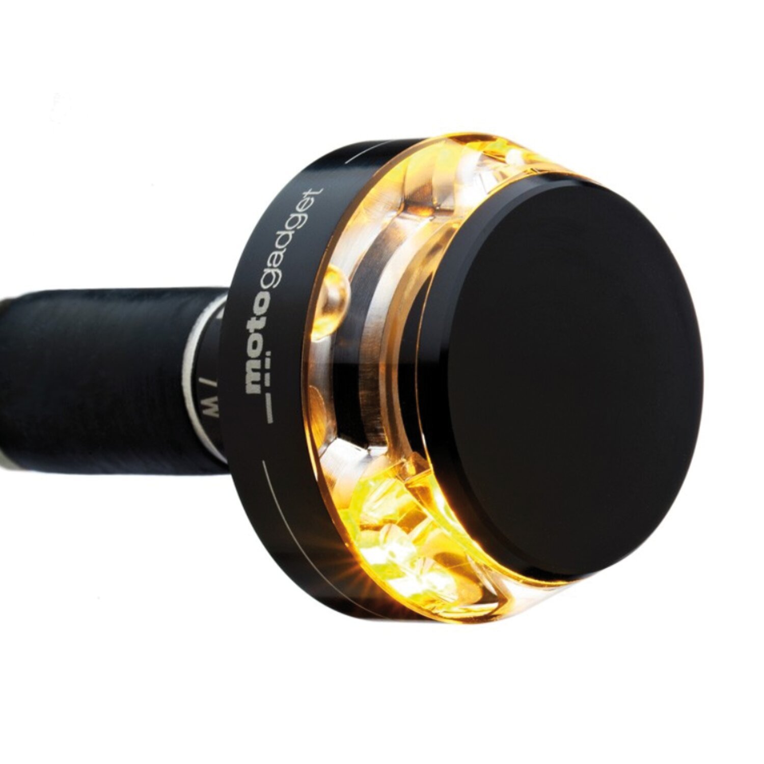 Motogadget, mo.blaze disc LED turn signal. Black, right, Clear