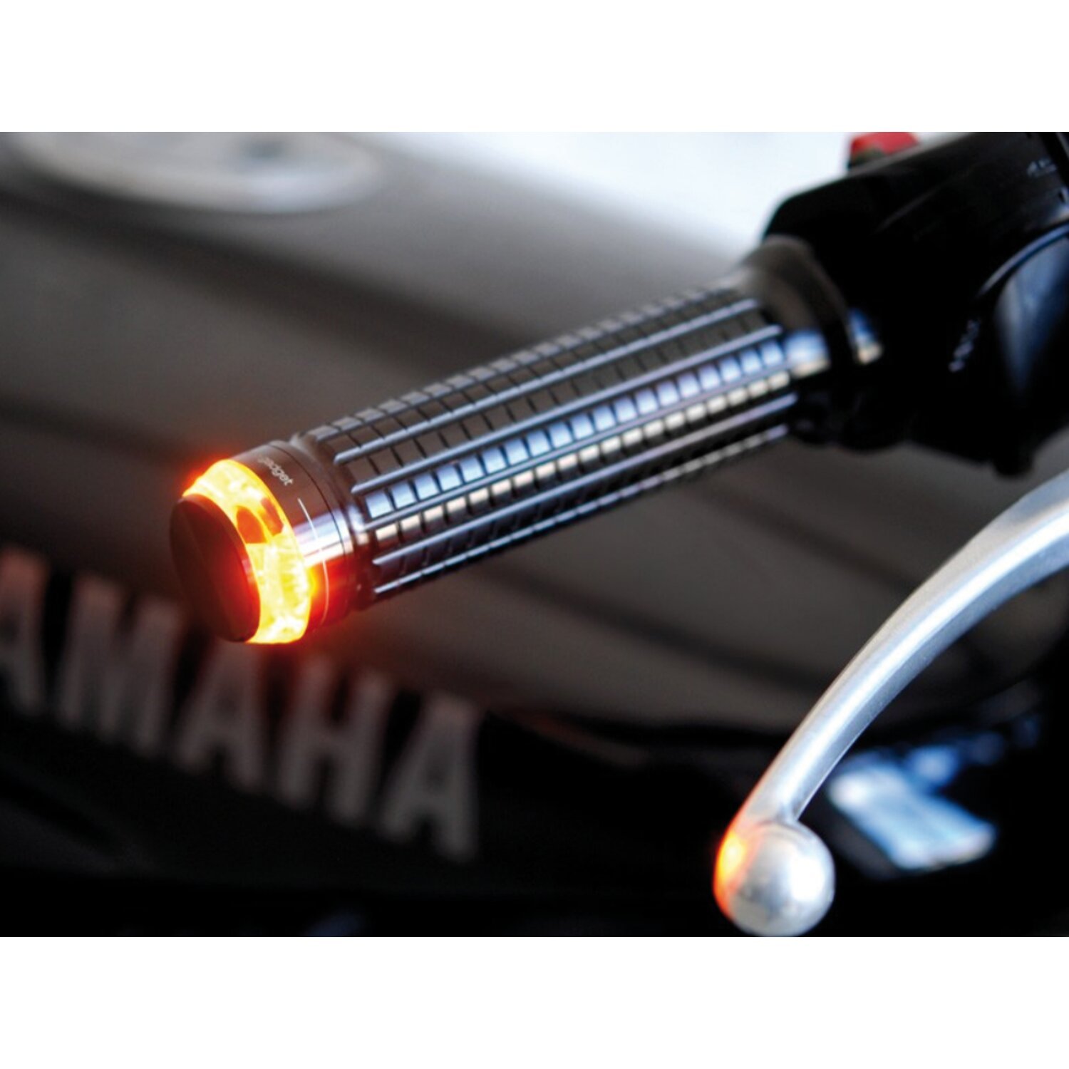 Motogadget, mo.blaze disc LED turn signal. Black, right, Clear