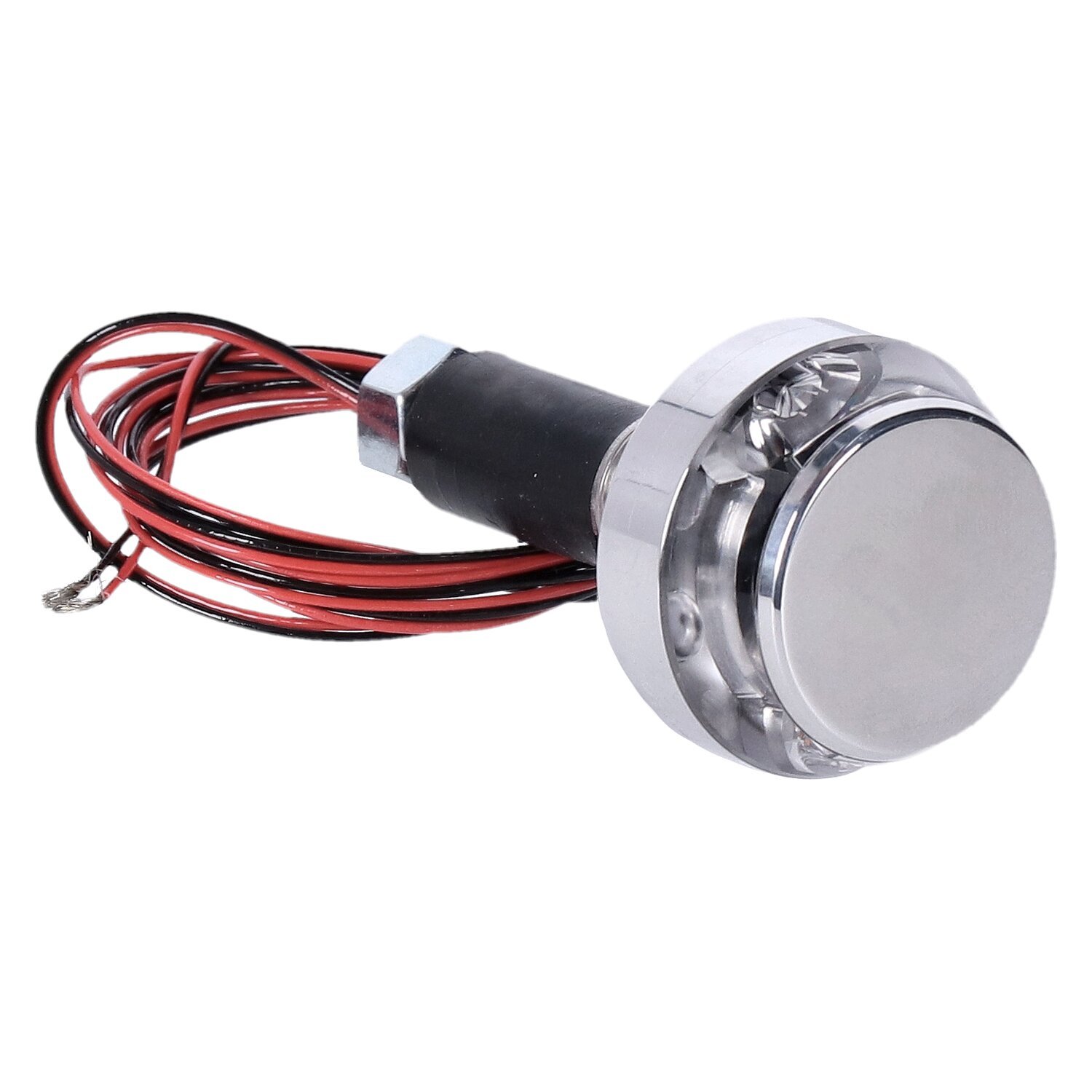 Motogadget, mo.blaze disc LED turn signal. Polished, left, Silver