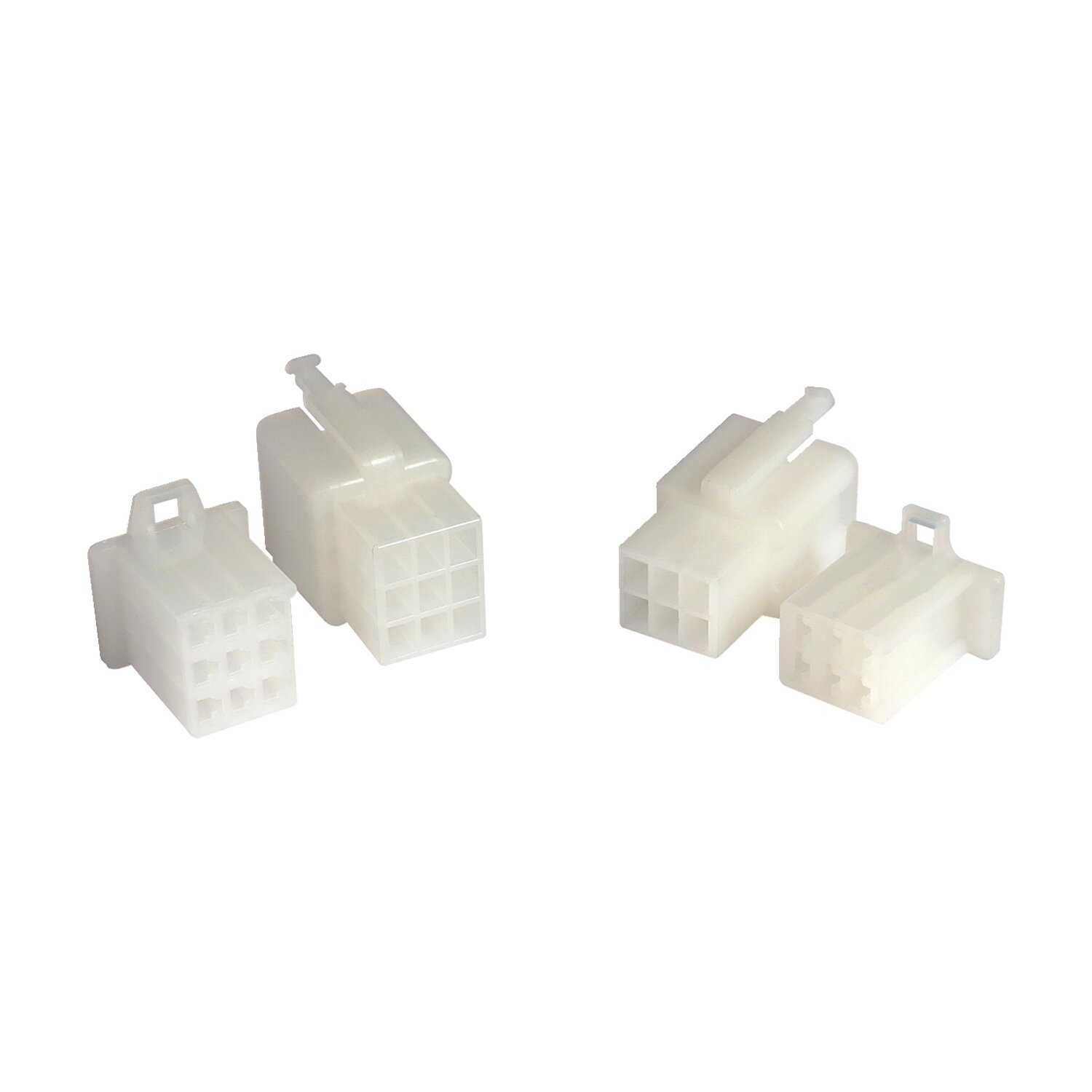 Motogadget, compact plug connector kit. 6-pins + 9-pins