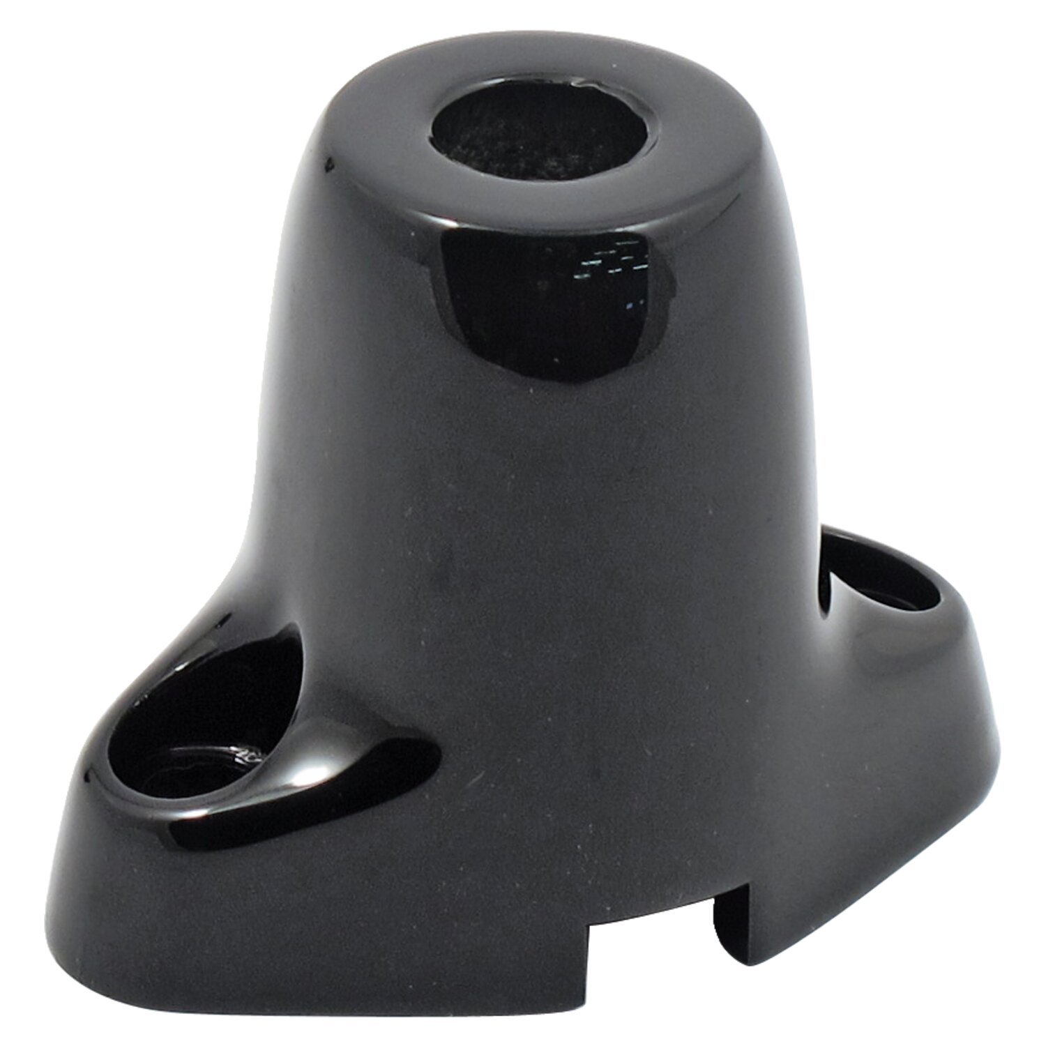 Front turn signal stand-off bracket, Black