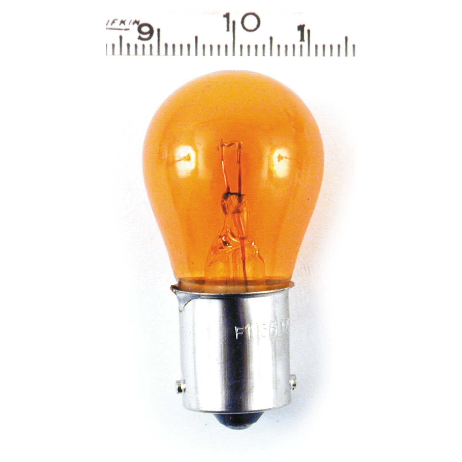Light bulb 12-volt 32cp. Single filament. Amber, Yellow