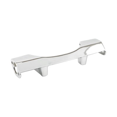 8-1/4" (21cm) wide. 
Extra narrow. 
Up to almost 5" (12.7cm) less wide, depending on model, when compared to the stock length of the stock FL style turn signal brackets. 
OEM replacement reference 91778-85.