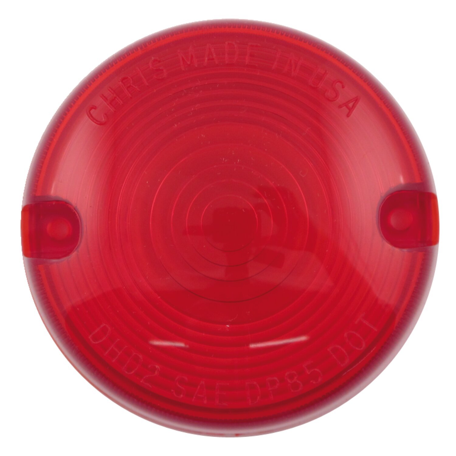 Chris Products, 3" Bullet FX, XL turn signal lens, Red