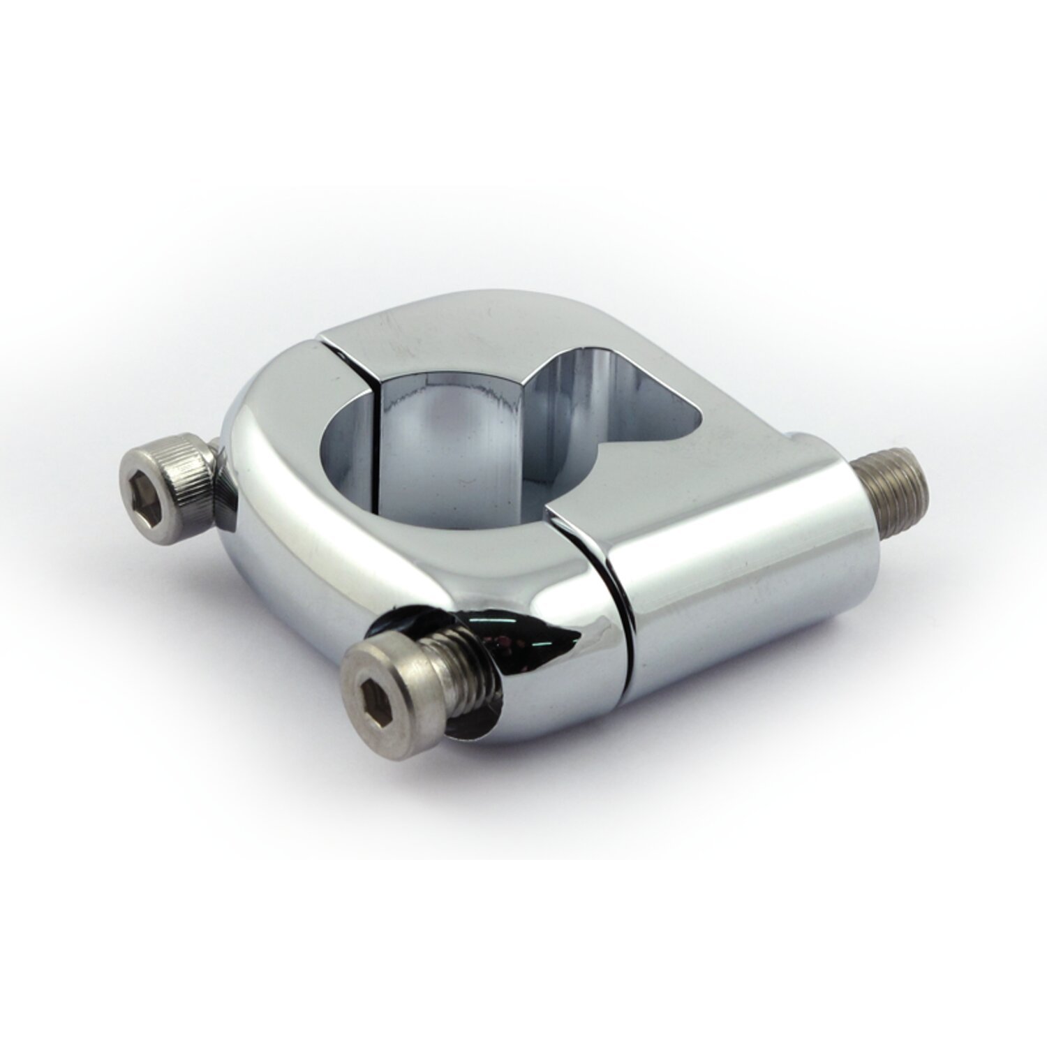Chris Products, turn signal stand-off mount clamp, Chrome