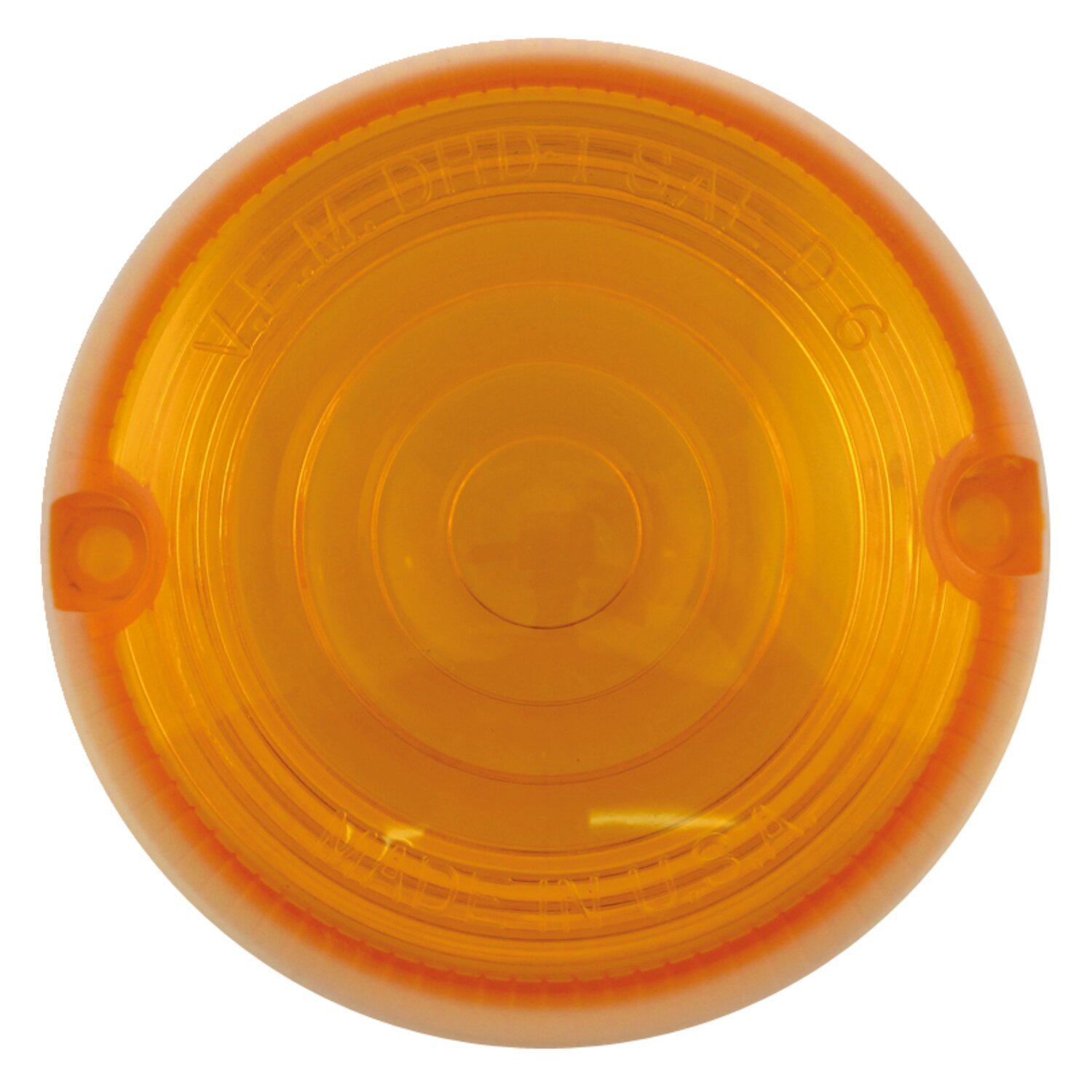 Chris Products, 3" Bullet FX, XL turn signal lens, amber