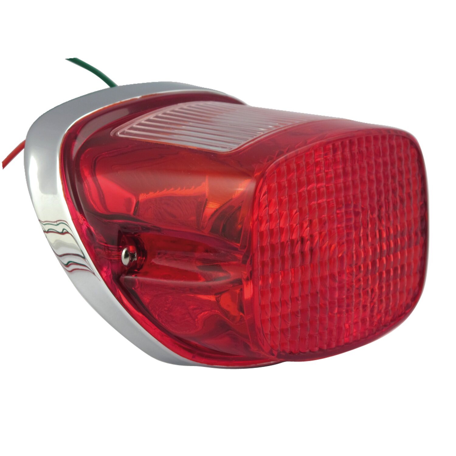 Chris Products, 73-98 taillight, Red, Chrome