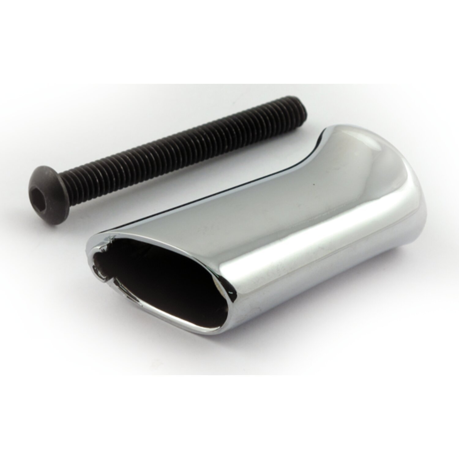 Chris Products, rear turn signal stand, off Unpainted, Chrome