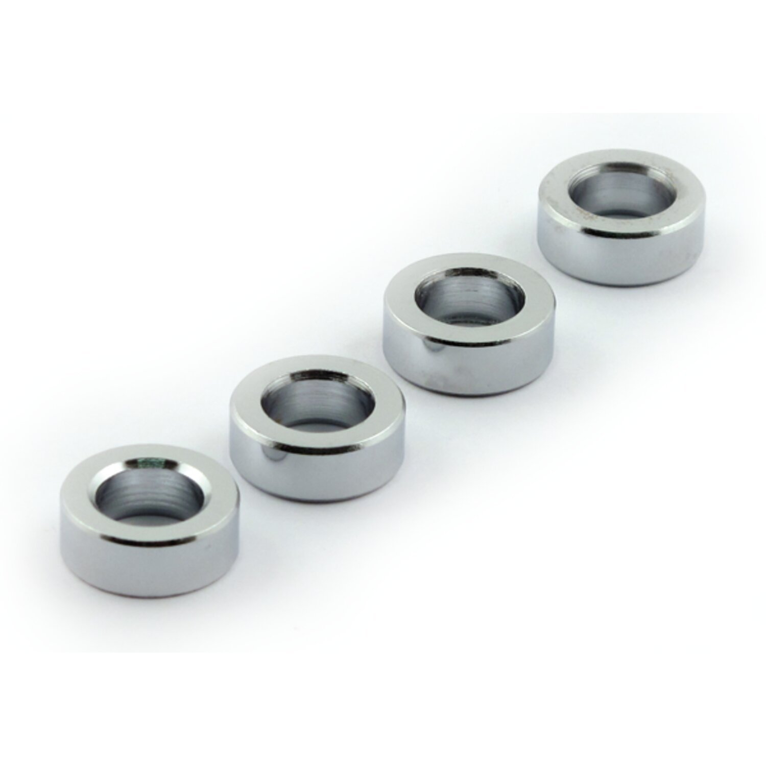 Chris, turn signal spacers 1/4" (6.35mm) long, Chrome