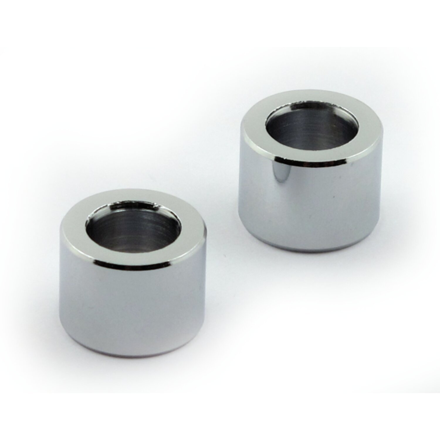 Chris, turn signal spacers 1/2" (12.7mm) long, Chrome