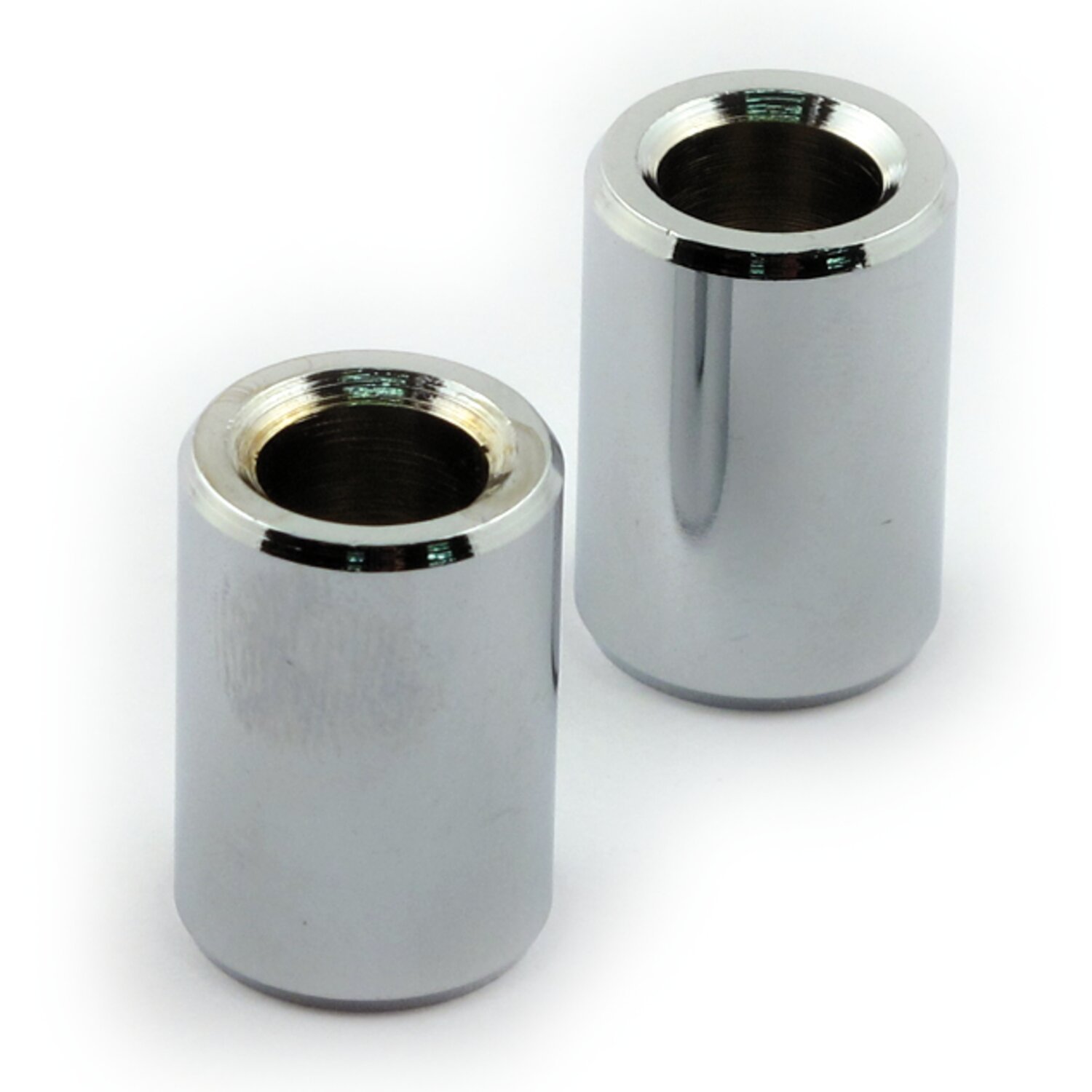 Chris, turn signal spacers 1" (25.4mm) long, Chrome