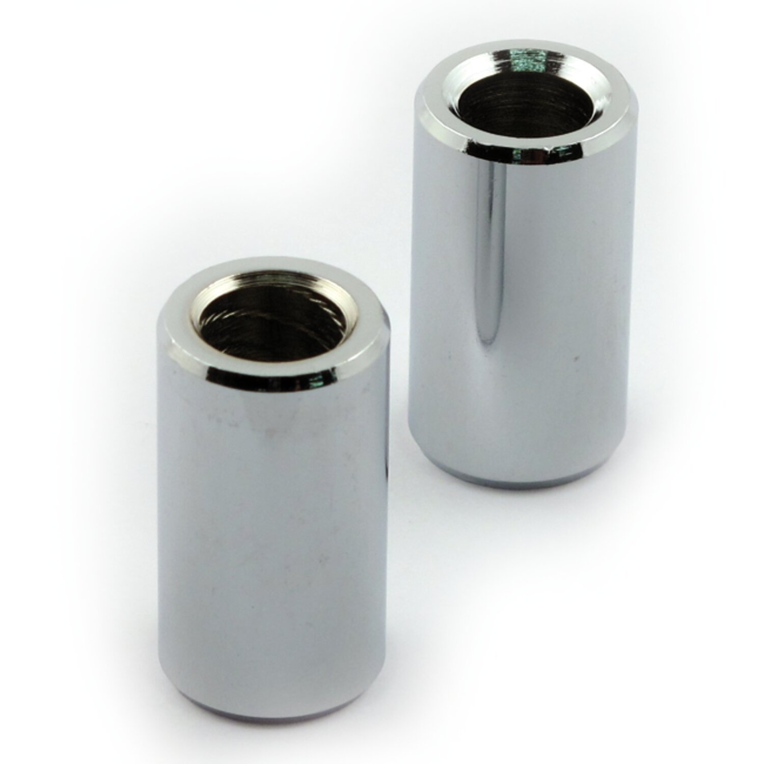 Chris, turn signal spacers 1-1/4" (31.8mm) long, Chrome