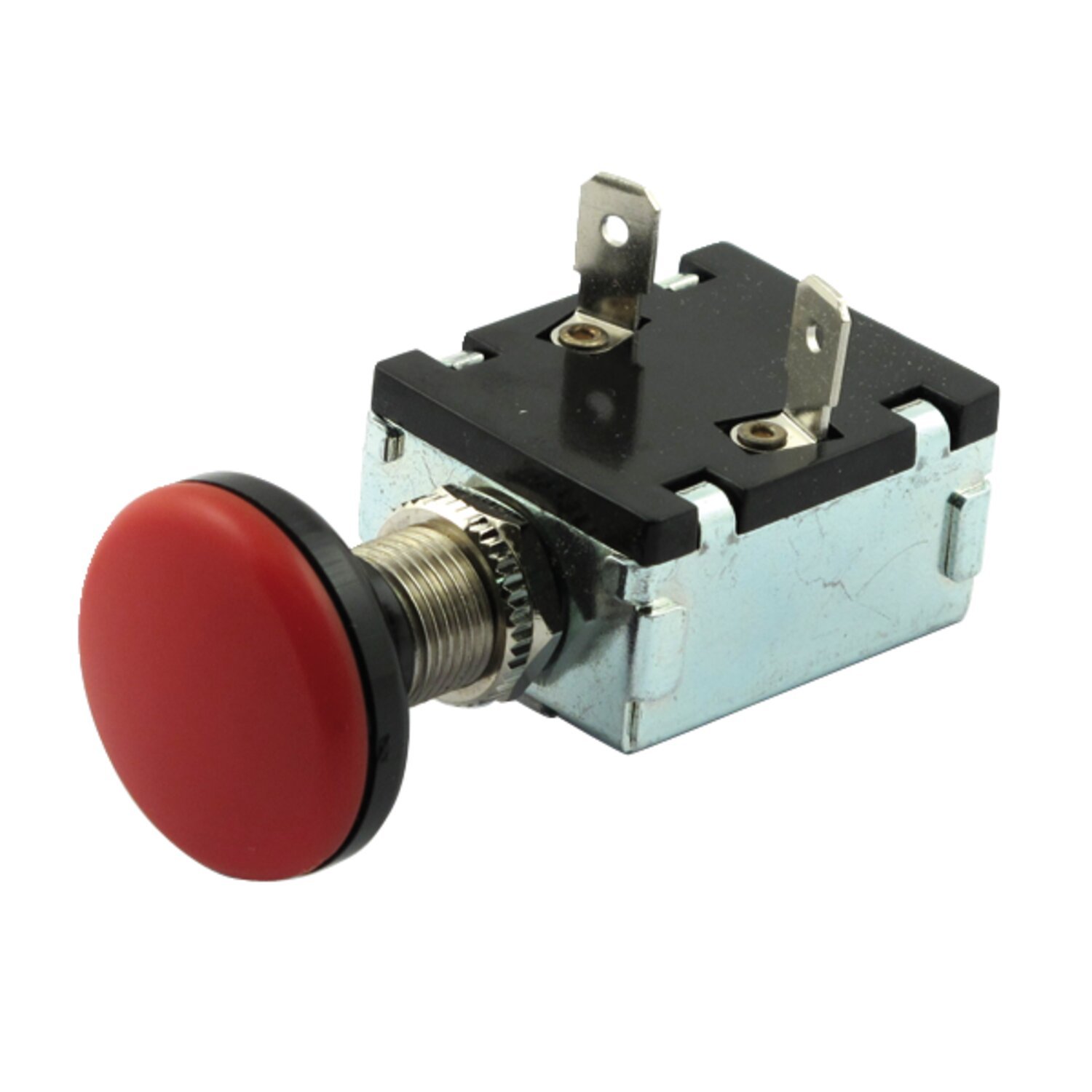 Chris Products, push-pull switch. Red illuminated
