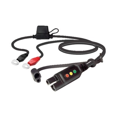 For lithium LiFePO4 batteries only. Max 4.0A. With 6mm eyelets. With green/amber/red LED charge indicators