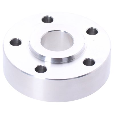 Special aluminum spacers for pulley mounting holes. 
- 30mm thick
- 7/16" mounting hole diameter
- 56mm center