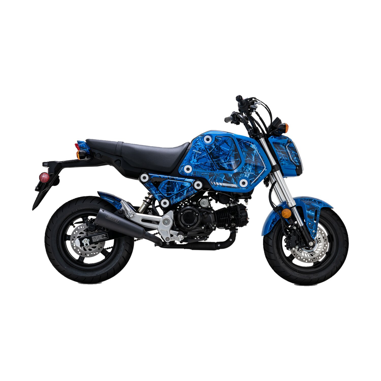 Vance & Hines, Upsweep slip-on, Black, Matte