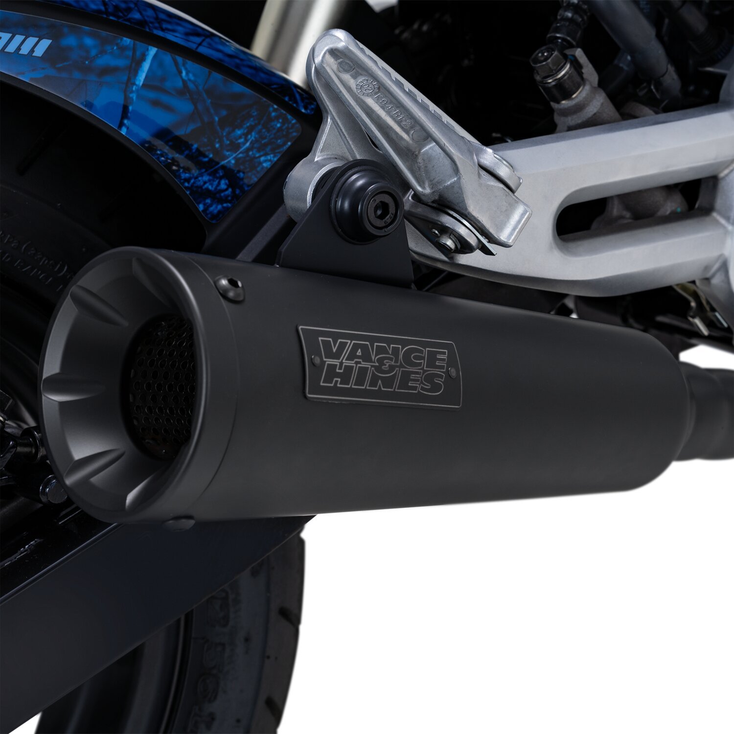 Vance & Hines, Upsweep slip-on, Black, Matte
