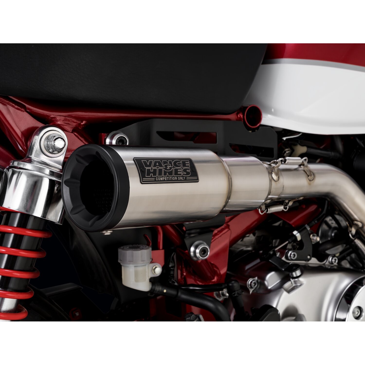Vance & Hines, Hi-output slip-on muffler. stainless, Brushed